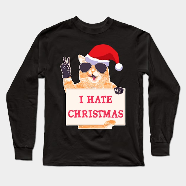 I Hate Christmas Long Sleeve T-Shirt by Shelie Senpai